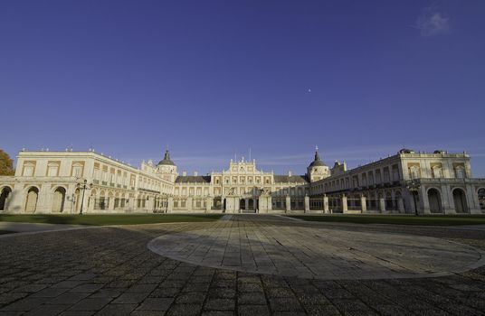 The Spanish Royal Palace of Aranjuez. Aranjuez Spain. The Palace and its surrounding gardens are a listed UNESCO world heritage site.