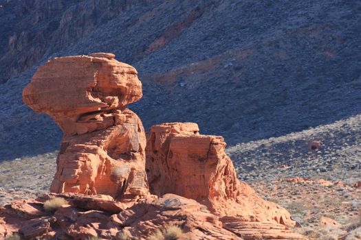 Red rock at death valley Nevada