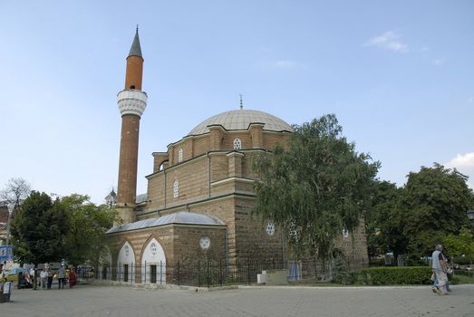 banya bashi mosque in central sofia bulgaria