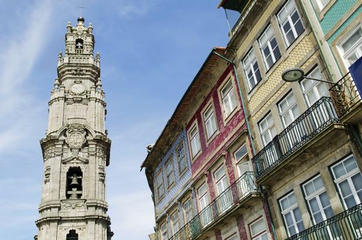 clerigos tower porto landmark in portugal