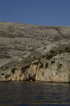 Croatia - beautiful Mediterranean coast landscape in Dalmatia