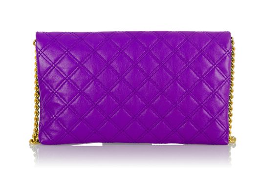 Elegant woman bag isolated on white