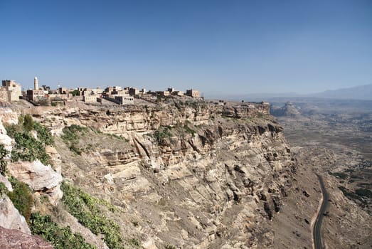 kawkaban mountain village near sanaa yemen