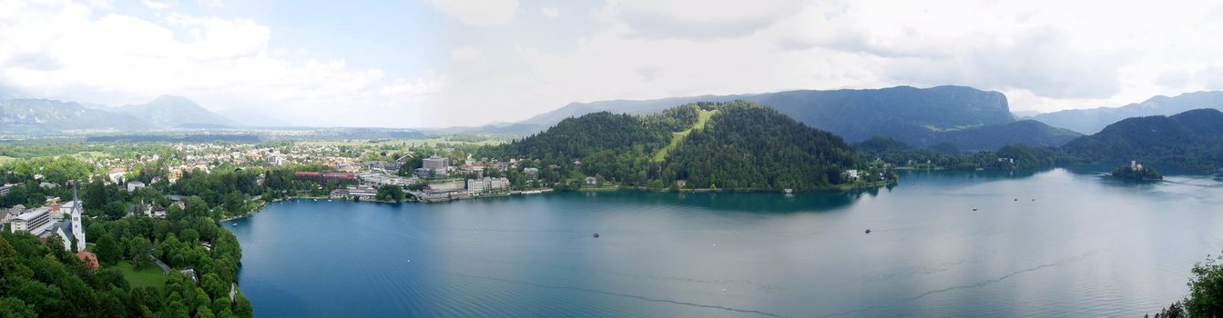 Panorama of Lake Bled