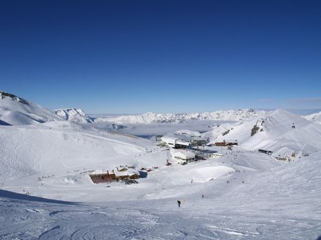 Snow covered mounatins