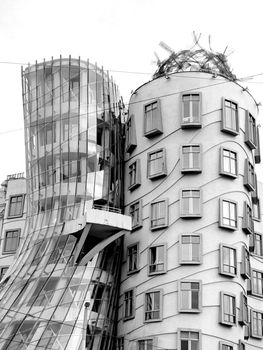 The dancing house in Prague