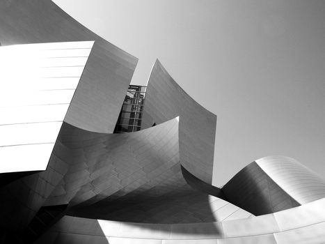 LOS ANGELES - SEPTEMBER 12: Walt Disney Concert Hall in Los Angeles, CA on September 12, 2011. 
The Frank Gehry-designed building opened on October 24, 2003.