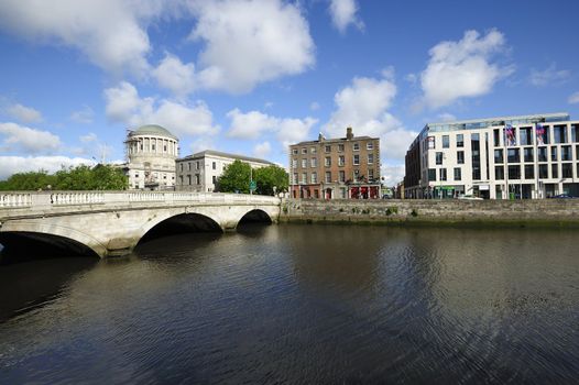 A beautiful scene in Dublin, the beautiful capital of Iteland