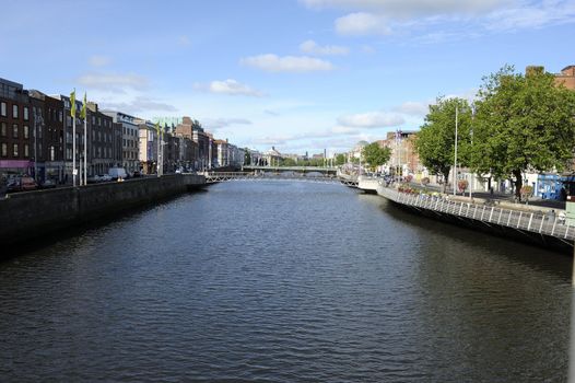 A beautiful scene in Dublin, the beautiful capital of Iteland