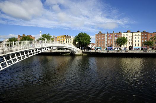 A beautiful scene in Dublin, the beautiful capital of Iteland