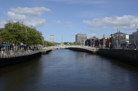 A beautiful scene in Dublin, the beautiful capital of Iteland