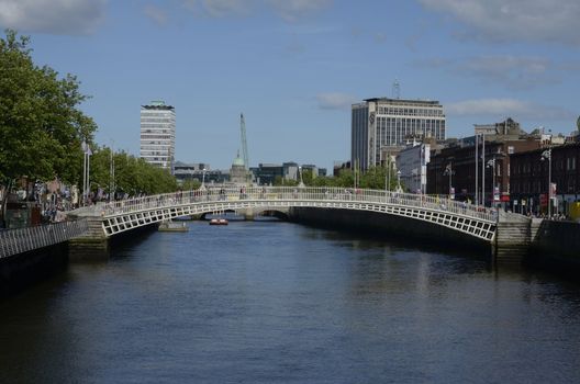 A beautiful scene in Dublin, the beautiful capital of Iteland