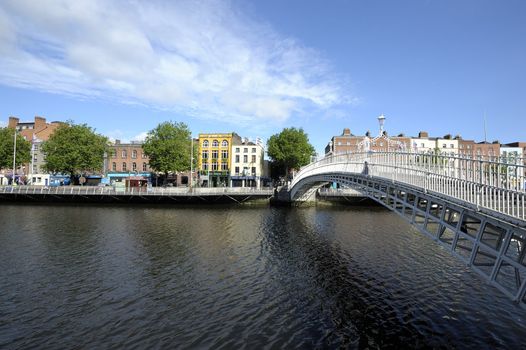 A beautiful scene in Dublin, the beautiful capital of Iteland