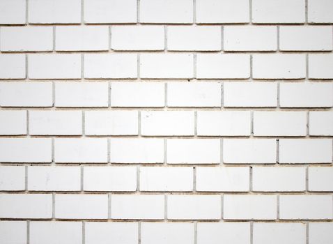 Square white brick wall background