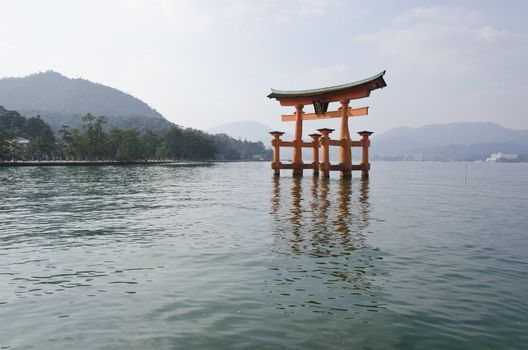 Itsukushima Shrine on Miyajima Island, near Hiroshima, Japan