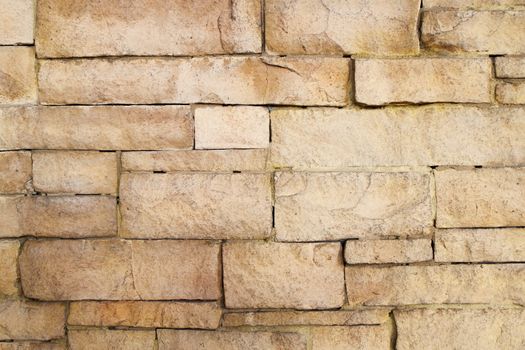 Stone brick wall, old brick stone wall
