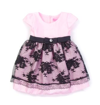 girls dress on the blackground