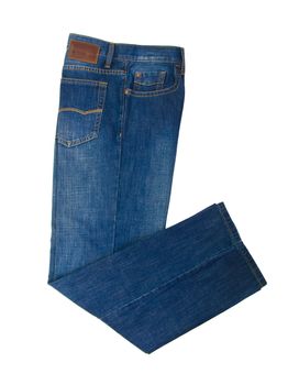 jeans, stylish jeans on the blackground