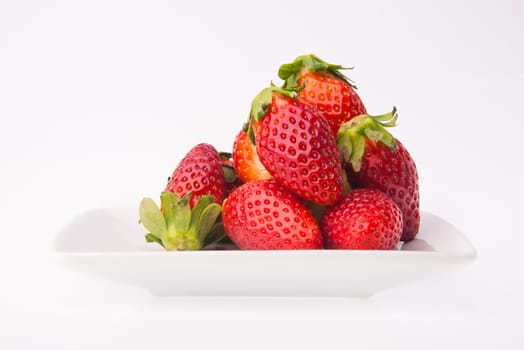 strawberry, fresh red strawberry on the background