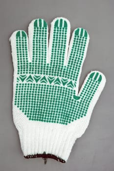 Gloves protect winter-white color