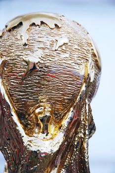 Statue on the trophy