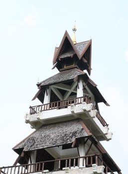 Observation tower building of Thailand