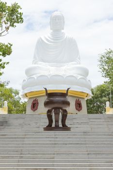 Large Buddha, landmark on Nha Trang, Vietnam