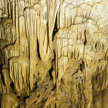 Limestone formations in the Son Doong cave, worlds largest cave, Vietnam