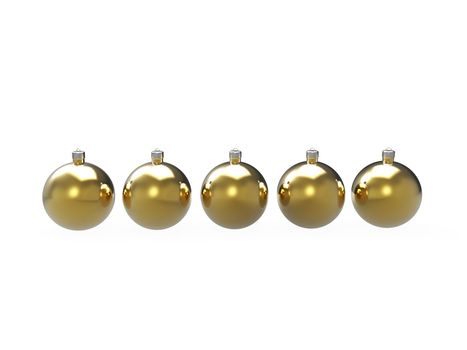 Christmas colorful baubles pack