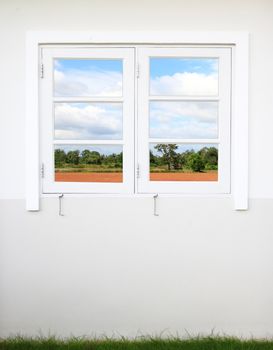 window with nature country view