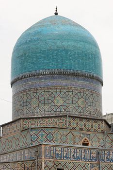 Registon Place, the most famous attraction of Samarkand and one of the world-known places along the silk road. Uzbekistan, Central Asia