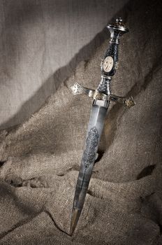 Medieval dagger. It was often used by pirates
