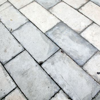 square brick tile walkway background