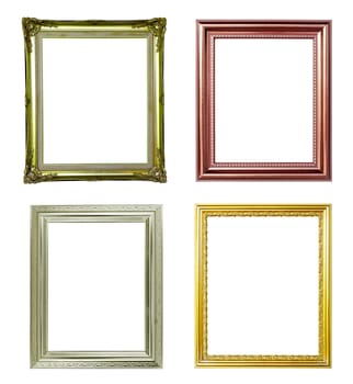 4 picture frame on white background