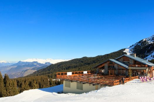 Restaurant at Alpine ski resort