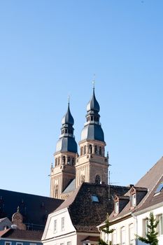 A gothic church in Speyer in Germany
