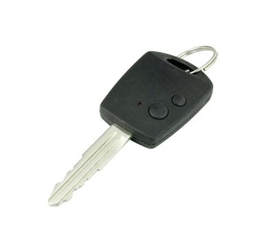 car key remote control on white