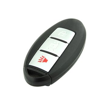 car remote key on white background