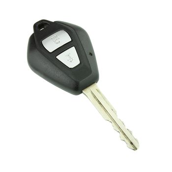 car remote key on white background