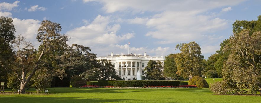 The White House in Washington D.C., the South Gate