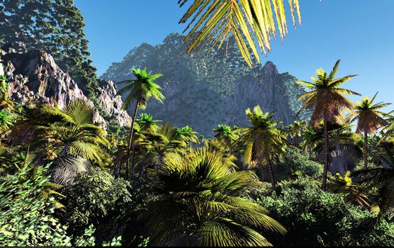 Tropical landscape