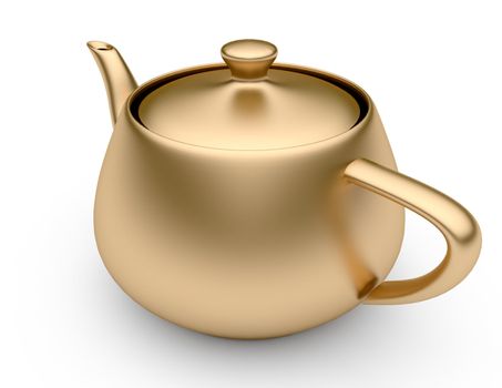 Gold teapot