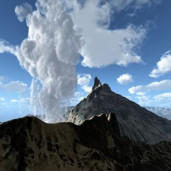 Volcanic eruption