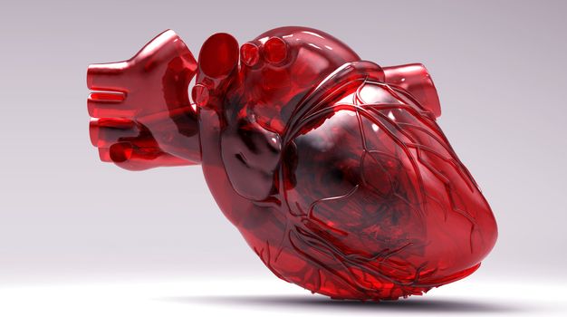 Model of artificial human heart