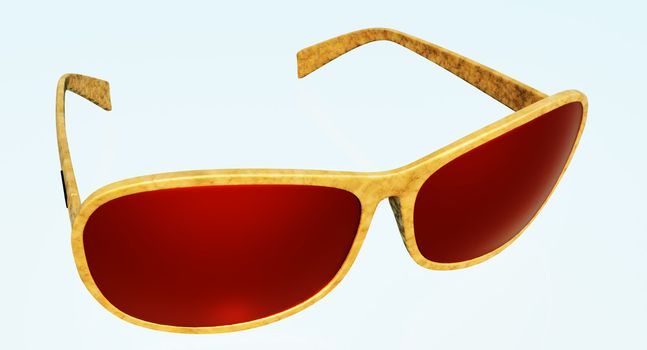 Red sunglasses