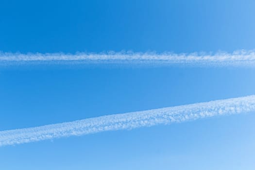 summer blue sky with many white clouds.