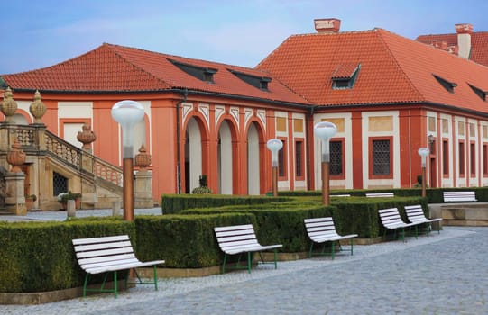 Medieval castle Troja in Prague, Czech Republic