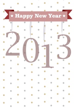 background  calendar  New Year 2013