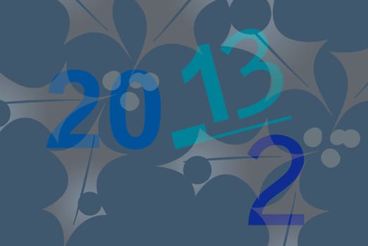 background  calendar  New Year 2013