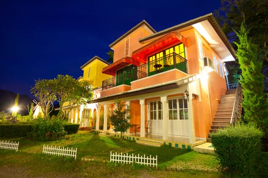 Italy house style of resort in Pai Maehongson ,Thailand